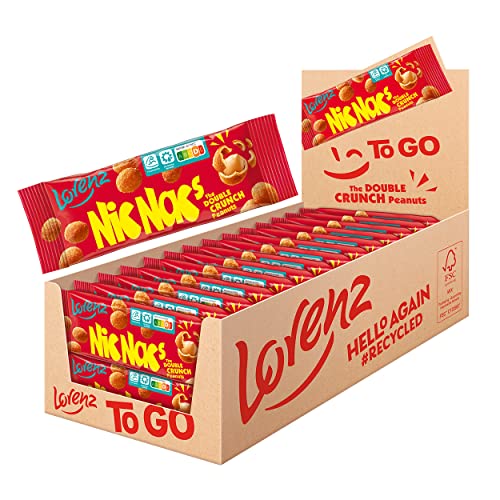 Lorenz Snack World NicNac's Riegel, 24er Pack (24 x 40 g) von Lorenz Snack World