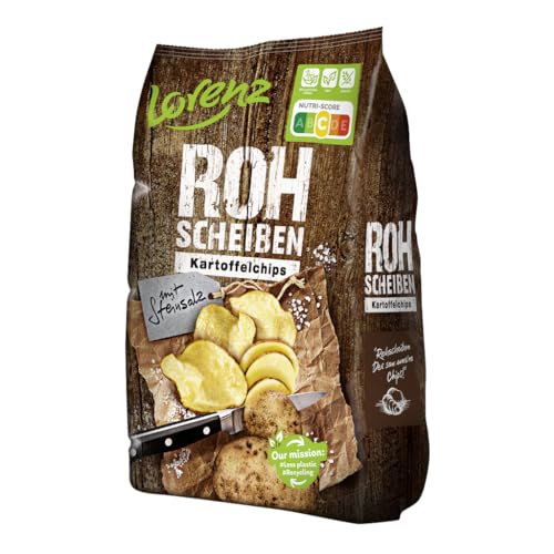 Lorenz Snack World Rohscheiben Steinsalz, 120 g von Lorenz Snack World