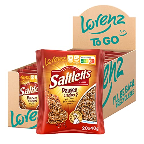 Lorenz Snack World Saltletts Pausencracker, 40g (20er Pack) von Lorenz Snack World