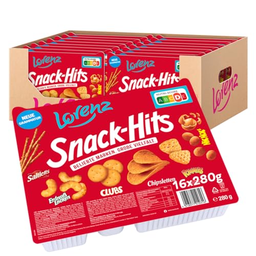 Lorenz Snack World Snack-Hits, 16er Pack (16 x 280 g) von Lorenz Snack World