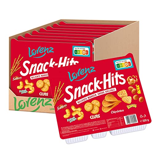 Lorenz Snack World Snack-Hits, 8er Pack (8 x 320 g) von Lorenz Snack World