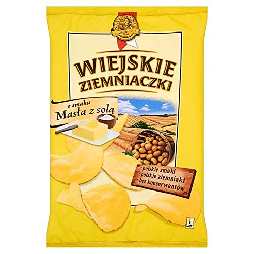 'Wiejskie Ziemniaczki'' Butter&Salz Chips 130g von Lorenz