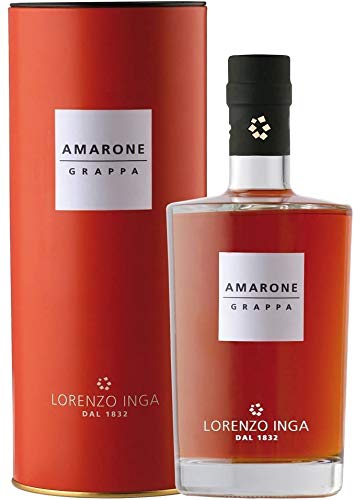 Lorenzo Inga Grappa Amarone barrique 40% vol. 0,5L in edler Verpackung von Lorenzo Inga