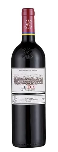 1x 0,75l - 2021er - Los Vascos - Les Dix de Los Vascos - Cabernet Sauvignon - Valle de Colchagua D.O. - Chile - Rotwein trocken von Los Vascos