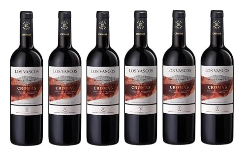 6x 0,75l - 2020er - Los Vascos - Cromas - Cabernet Sauvignon - Valle de Colchagua D.O. - Chile - Rotwein trocken von Los Vascos