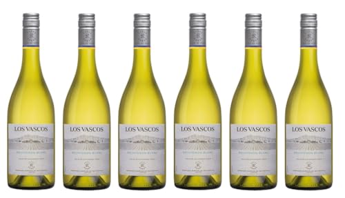 6x 0,75l - 2022er - Los Vascos - Sauvignon Blanc - Valle de Colchagua D.O. - Chile - Weißwein trocken von Los Vascos