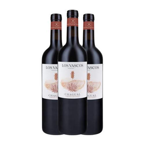 Los Vascos Chagual Cabernet Sauvignon Valle Central 75 cl Rotwein (Karton mit 3 Flaschen von 75 cl) von Los Vascos