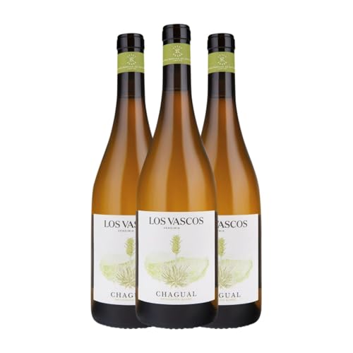 Los Vascos Chagual Sauvignon Weiß Valle del Aconcagua 75 cl Weißwein (Karton mit 3 Flaschen von 75 cl) von Los Vascos