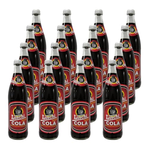 Loschi Cola Limonade 16 Flaschen je 0,5l incl Mehrweg Pfand von Loschi