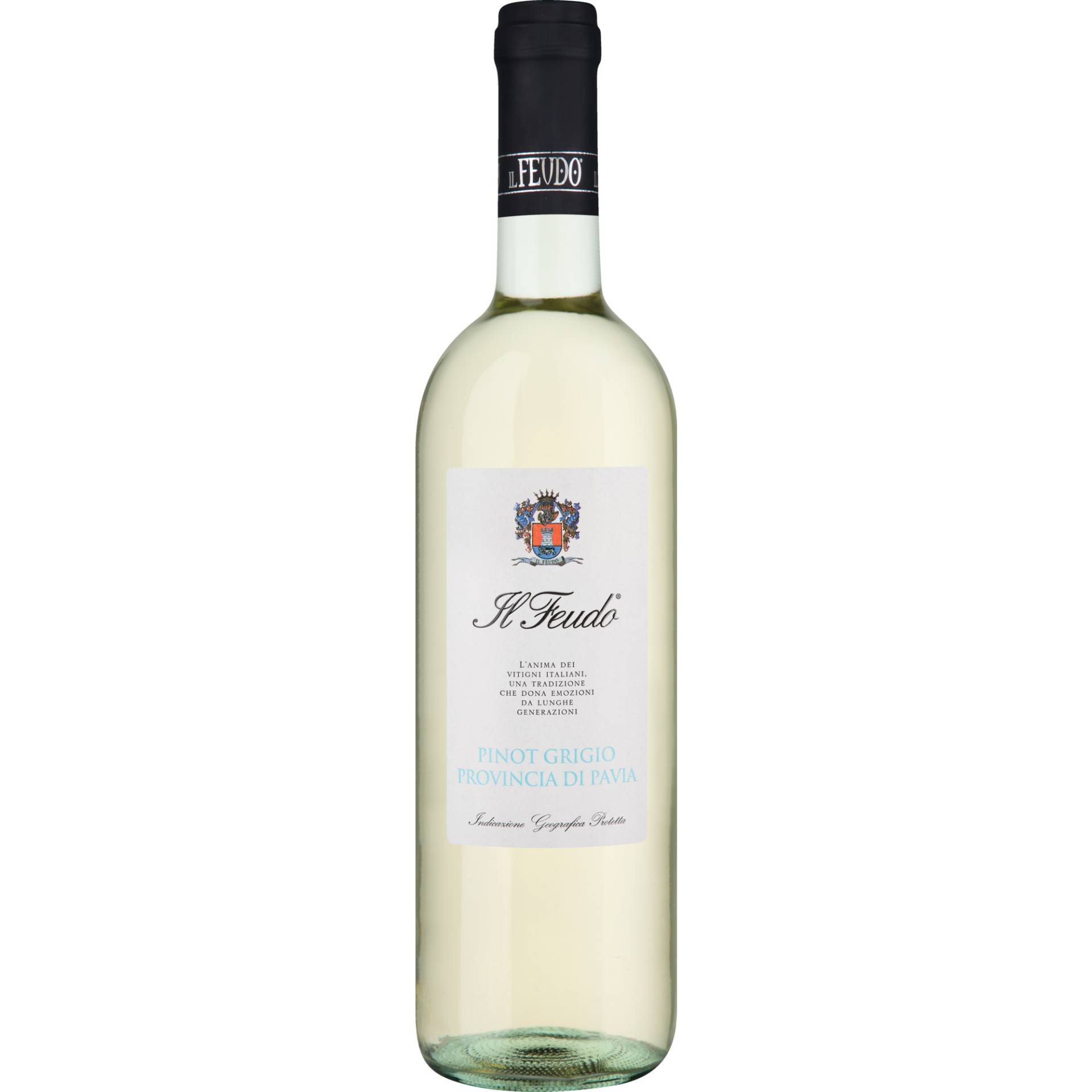 Il Feudo Pinot Grigio, Provincia di Pavia IGP, Lombardei, Weißwein von Losito e Guarini, 27050 Redavalle PV, Italia