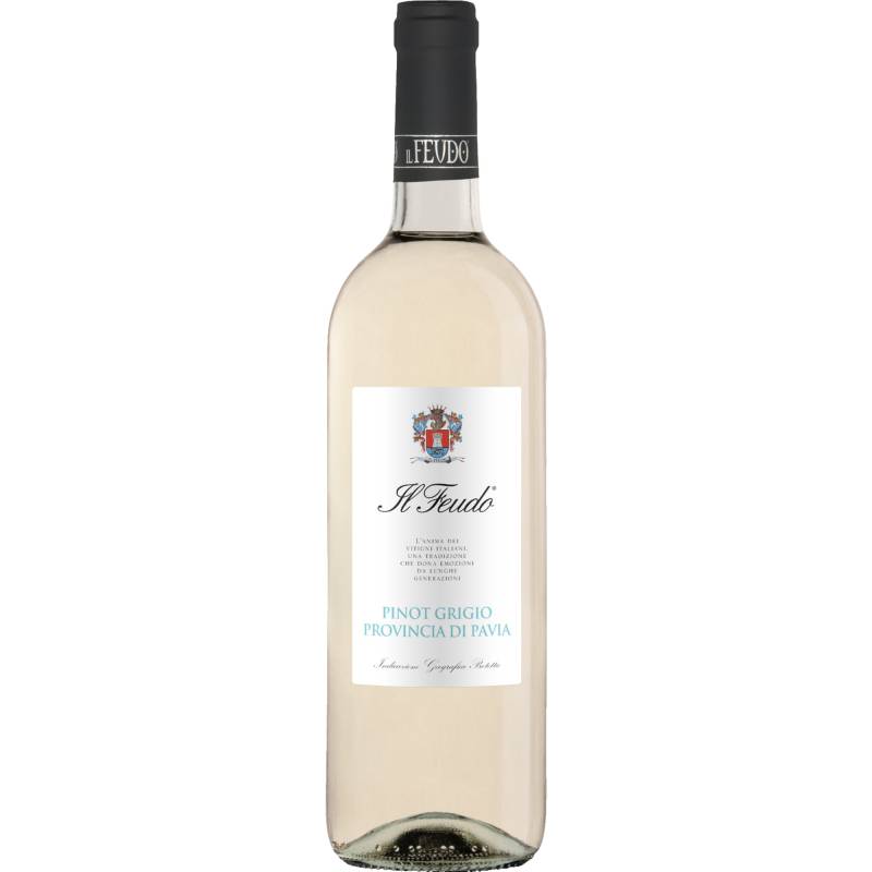 Il Feudo Pinot Grigio, Provincia di Pavia IGP, Lombardei, Weißwein von Losito e Guarini, 27050 Redavalle PV, Italia