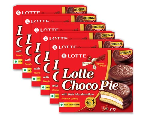 Lotte Choco Pie 336 g, 12 Stück, 6 Stück von Lotte
