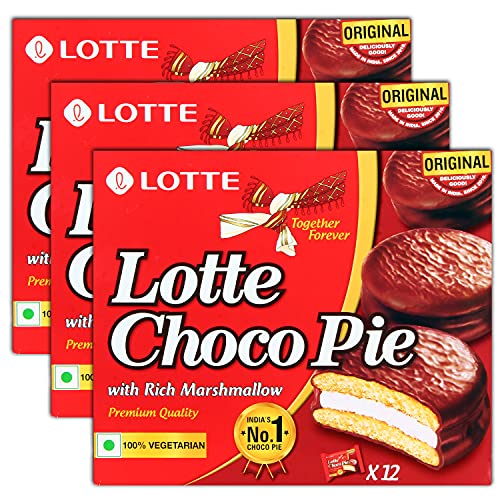 Lotte Choco Pie – je 336 g (12 x 3 – 36 Stück) von Lotte