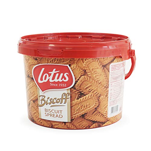 Lotus Biscoff 8 kg Glas – Original karamellisierte Streuscheibe glatt von Lotus Bakeries