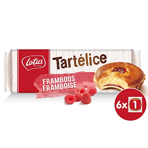 Lotus Cookies | Tartélice Raspberry 6 Pieces | Lotus Biscuits | Belgian Cookies | 12,1 Ounce Total von Lotus