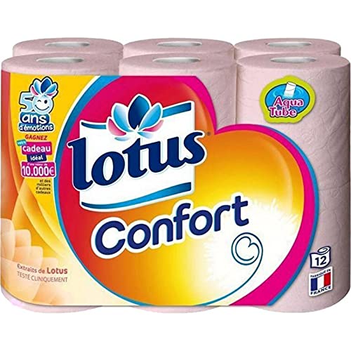 Lotus Lotus lotus comfort rosa und weiße 12 rollen von Lotus