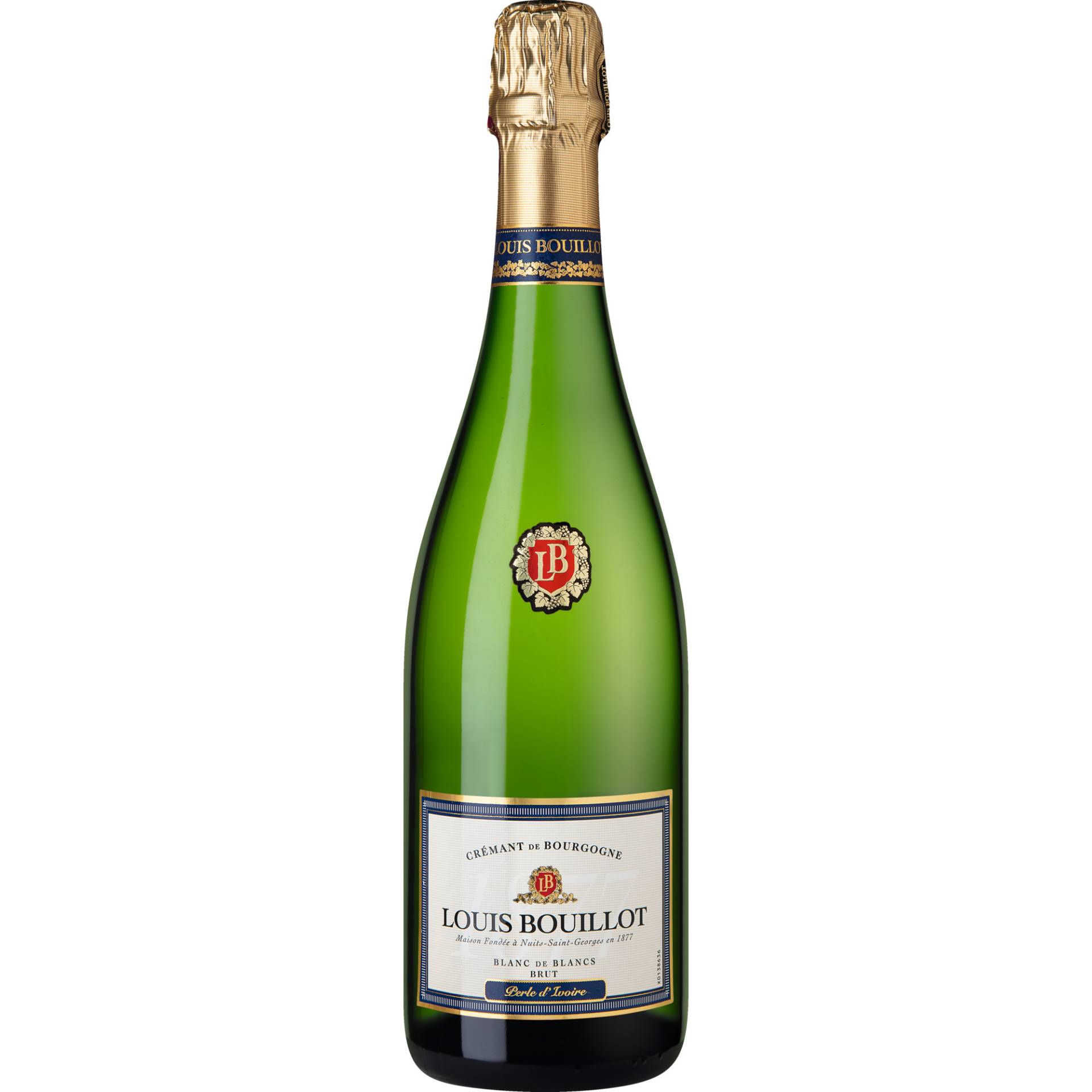 Louis Bouillot Perle d'Ivoire Crémant, Blanc de Blancs, Crémant de Bourgogne AOP, Brut, Burgund, Schaumwein von Louis Bouillot, Nuits-Saint-Georges, France