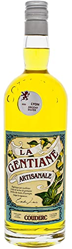 Louis Couderc I La Gentiane Artisanale I 700 ml Flasche I 16% Volume I Französischer Enzian Likör von Louis Courderc