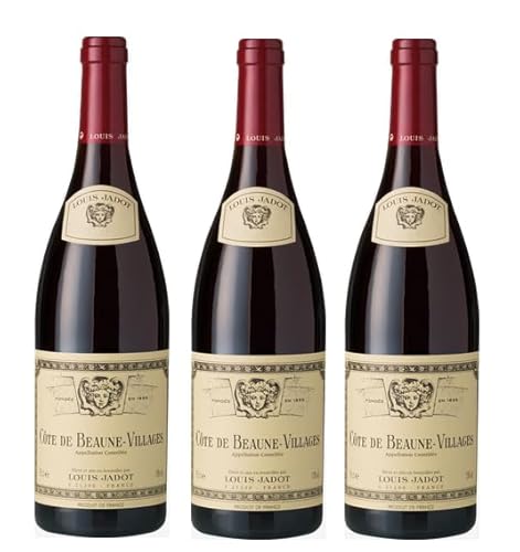 3x 0,75l - 2022er - Louis Jadot - Côtes de Beaune-Villages A.O.P. - Burgund - Frankreich - Rotwein trocken von Louis Jadot