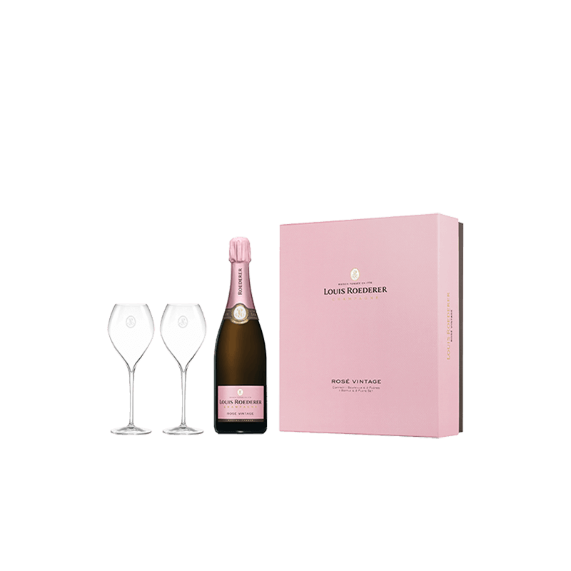 Louis Roederer : Coffret Rosé Vintage + 2 Flûtes 2014 von Louis Roederer