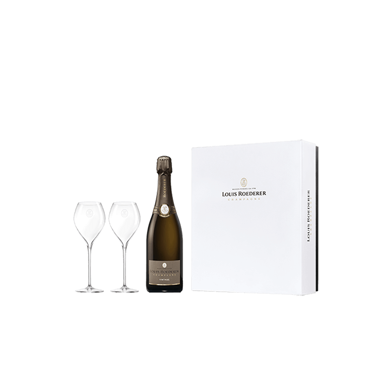 Louis Roederer : Coffret Vintage + 2 Flûtes 2015 von Louis Roederer