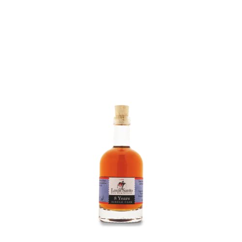 Louis Santo - Premium Single Cask 8 Jahre (40% Vol.) | Cognac Cask Finish | Aus Zuckerrohrsaft | Ohne künstl. Aromen von Louis Santo