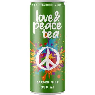 Love & Peace Tea Garden Mint, 24er Pack (24 x 0.33 l) EINWEG von Love & Peace
