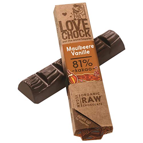 lovechock Maulbeere / Vanille, 4er Pack (4 x 40 g) von Lovechock