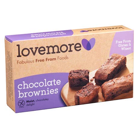 Lovemore Glutenfreie Schokoladenbraunies, 180 g von Lovemore