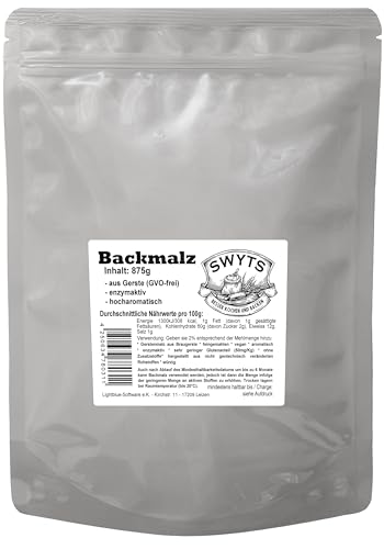 Backmalz 875g - aus Gerste, enzymaktiv - backen wie die Profis mit Qualität aus Deutschland von SWYTS von SWYTS