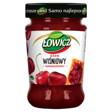 Lowicz Zuckerarme Sauerkirschkonfitüre Nettogewicht 280 g, Polen von Lowicz