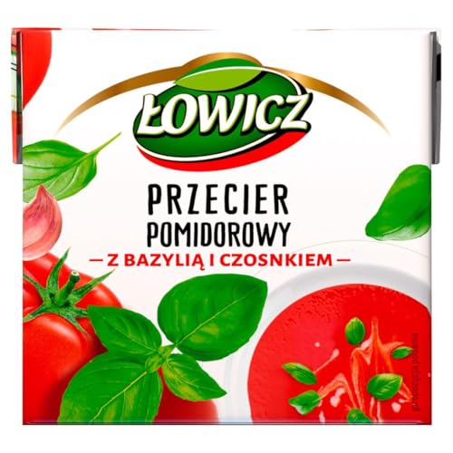 Tomatenboot Basilikum und Knoblauch 500g von Łowicz