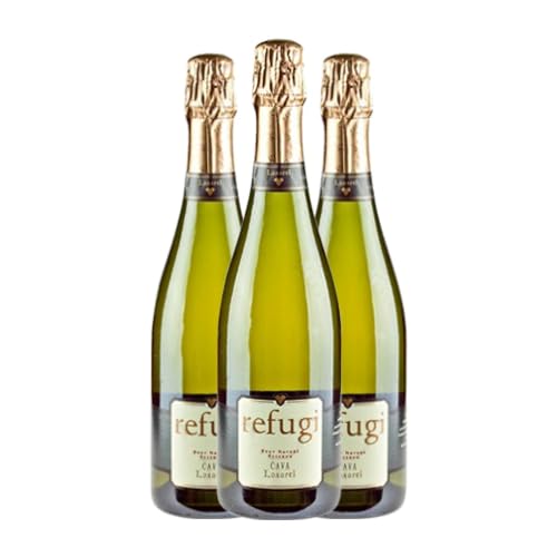 Loxarel Refugi Brut Natur Cava Reserve 75 cl (Schachtel mit 3 Flaschen von 75 cl) von Distribuidor