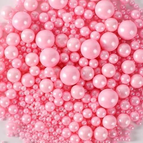 Lozadia 100g Halloween Peal Sprinkles Mix- Christmas Cake Sprinkles Topper Cake Decorations -Cupcake Cookies Ice Cream Macaron Doughnut Sugar Sprinkles On Birthday Party (PINK, 100G) von Lozadia