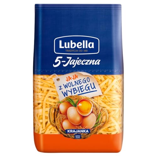 Lubella Jajeczna 5 jaj Krajanka 5 Eier Nudeln, 400 g von Lubella