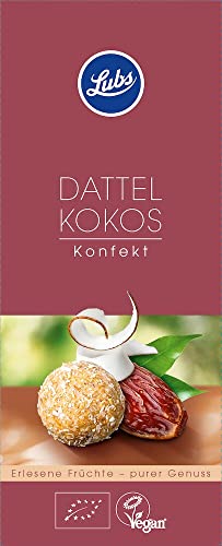 Lubs Dattel-Kokos-Konfekt (100 g) - Bio von Lubs