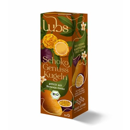 Lubs Schokokugeln, Maracuja Creme, 38g (1) von Lubs