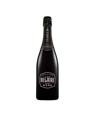 LUC BELAIRE Rare Rosé, französischer Schaumwein aus 3 klassischen Rebsorten, 12,5 % Vol, Cuvée mit Aromen von roten Früchten & Kirschblüte, 0,75 l von Luc Belaire