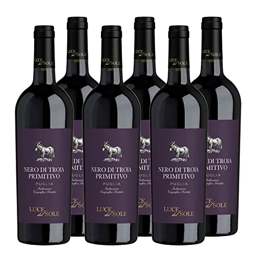 Nero di Troia Primitivo Puglia IGT "Luce del Sole" Rotwein Apulien trocken (6 x 0.75l) von Luce del Sole