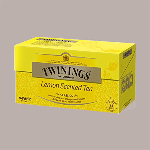 LUCGEL Srl (1 Stk.) 20 Filter für klassischen Tee Schwarzer Tee mit Zitronenduft und Zitronenduft TWININGS von Lucgel