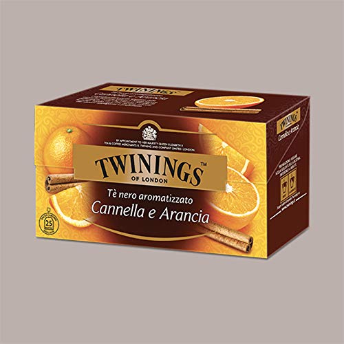 LUCGEL Srl (1 pz) 20 Filter für fruchtigen und mit Zimt und Orange aromatisierten schwarzen Tee TWININGS von Lucgel
