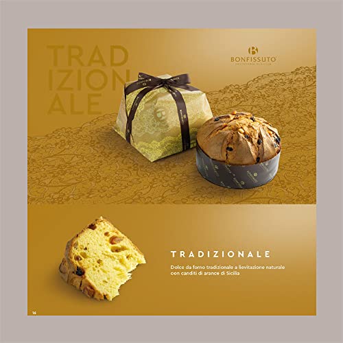 LUCGEL Srl 1 kg Handwerker Panettone Traditionell Bonfixiert von Lucgel