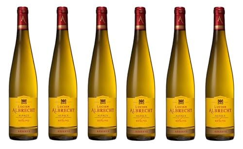 6x 0,75l - 2023er - Lucien Albrecht - Réserve - Riesling - Alsace A.O.P - Elsass - Frankreich - Weißwein trocken von Lucien Albrecht