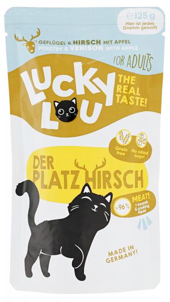 Lucky Lou Der Platzhirsch Geflügel & Hirsch mit Apfel von Lucky Lou