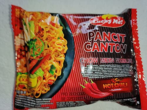 Instantnudeln Pancit Canton Hot Chili Geschmack von Lucky Me 24x60g von Lucky Me!