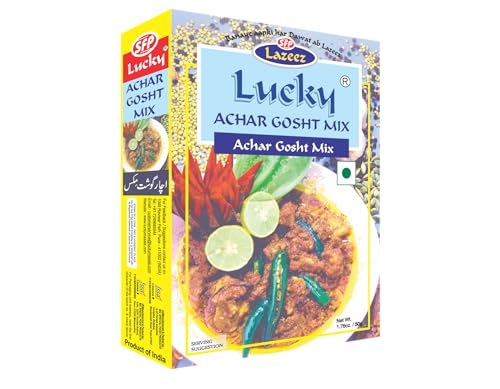 Lucky Achar Gosht/Hammel-Gewürzmischung 50g 2 Stück von Lucky