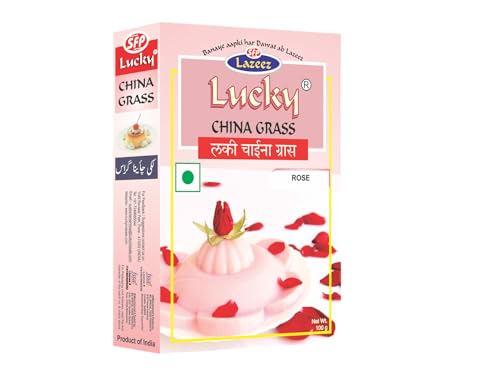 Lucky China Grass (Rose Flavour) 100g [3 Stück] von Lucky