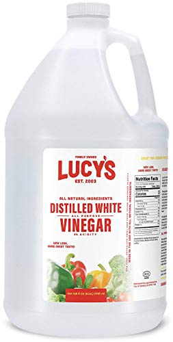 Lucy's Familienbesitz - alle natürlichen destillierten weißen essig, 1 gallon (128 unzen) von Lucy's