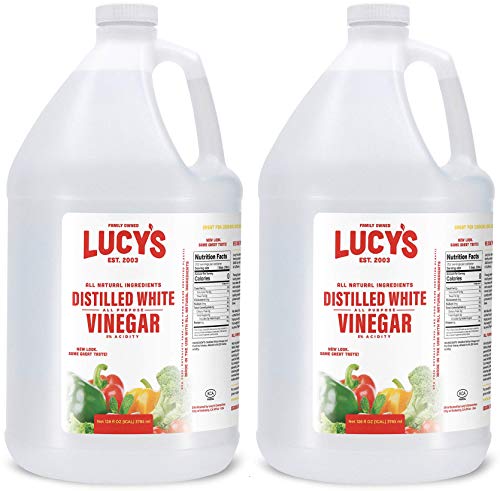 Lucy's Familienbesitz - alle natürlichen destillierten weißen essig, 1 gallon 128 unzen (packung mit 2) von Lucy's