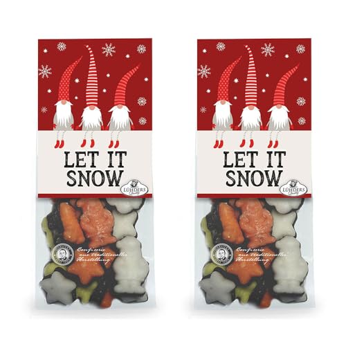 Lühders | Weihnachts-Fondant "Let it snow"| mit Zartbitterschokolade | 2 x 150g von Lühders Quality